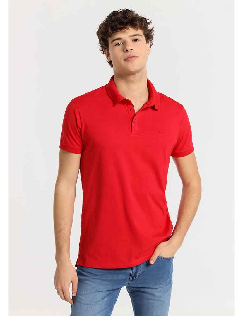 Pólo Homem Vermelho