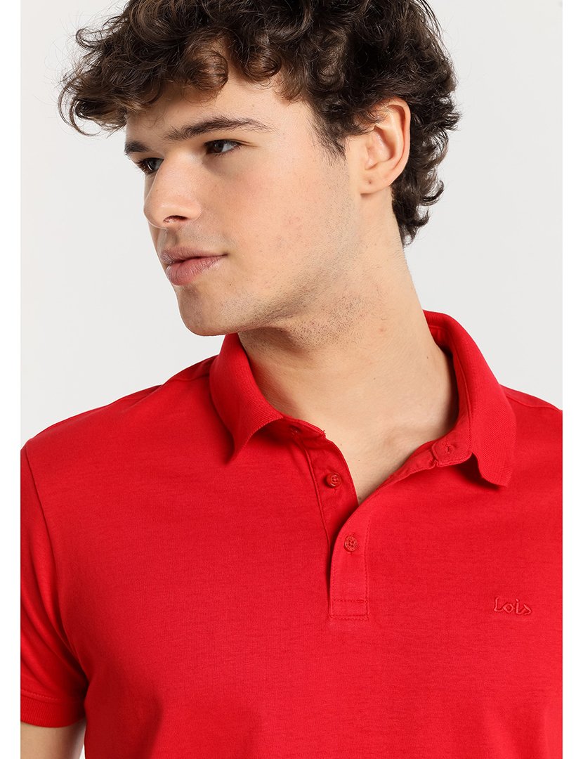 Pólo Homem Vermelho