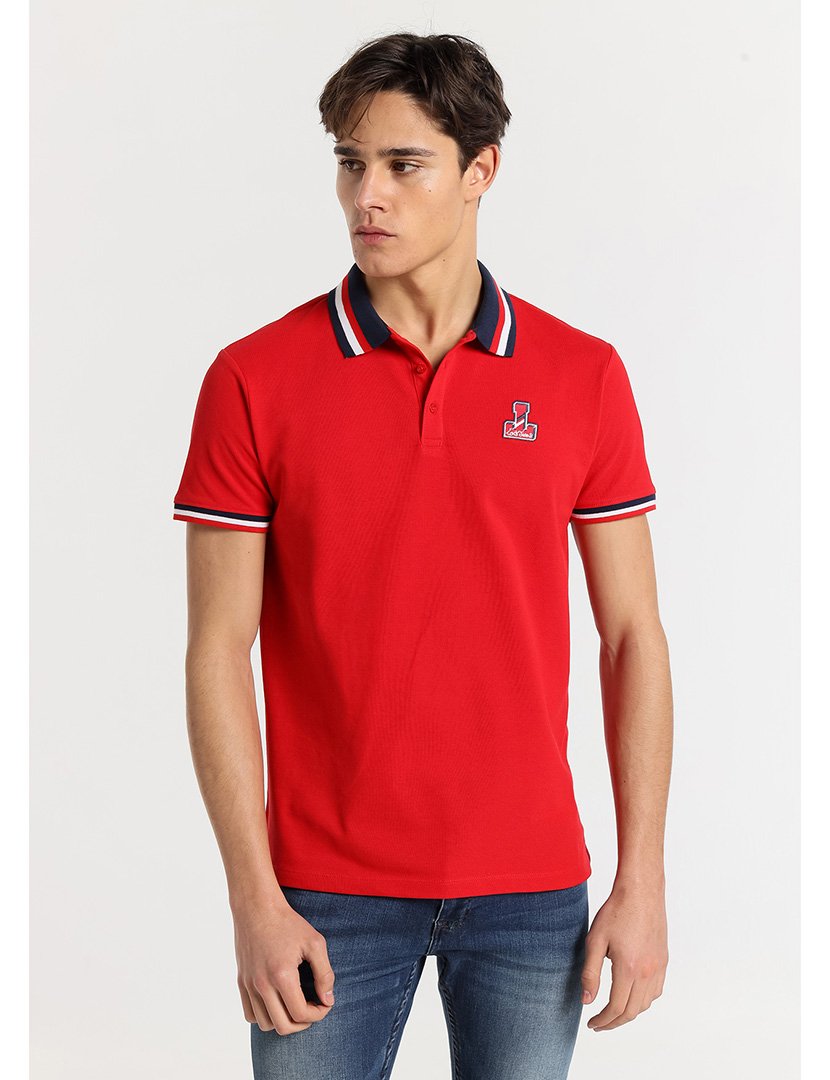 Pólo Homem Vermelho