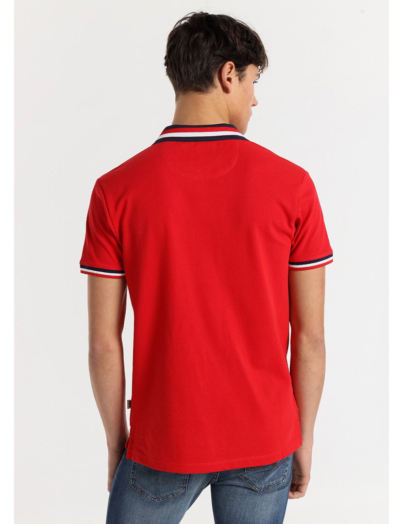 Pólo Homem Vermelho