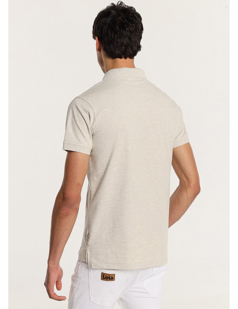 Pólo Homem com Bolso no Peito Multicolorido