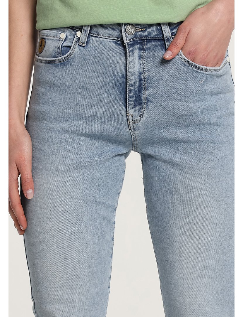 Calças Ganga Senhora Push Up Skinny Azul