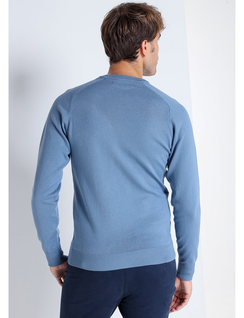 Camisola Malha Homem Azul