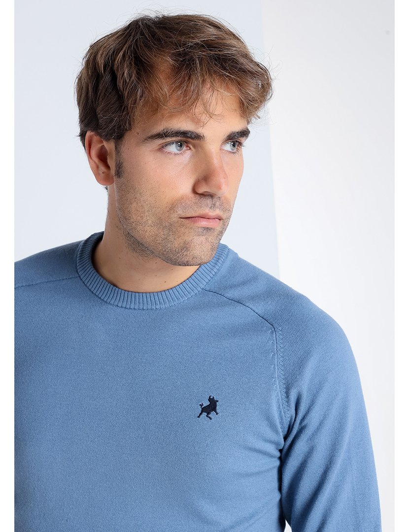 Camisola Malha Homem Azul