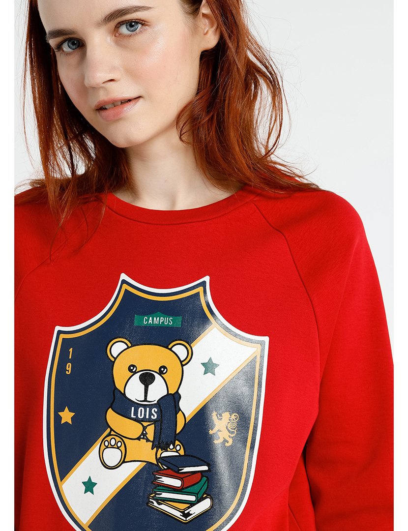 Sweatshirt Senhora College 62 Vermelho