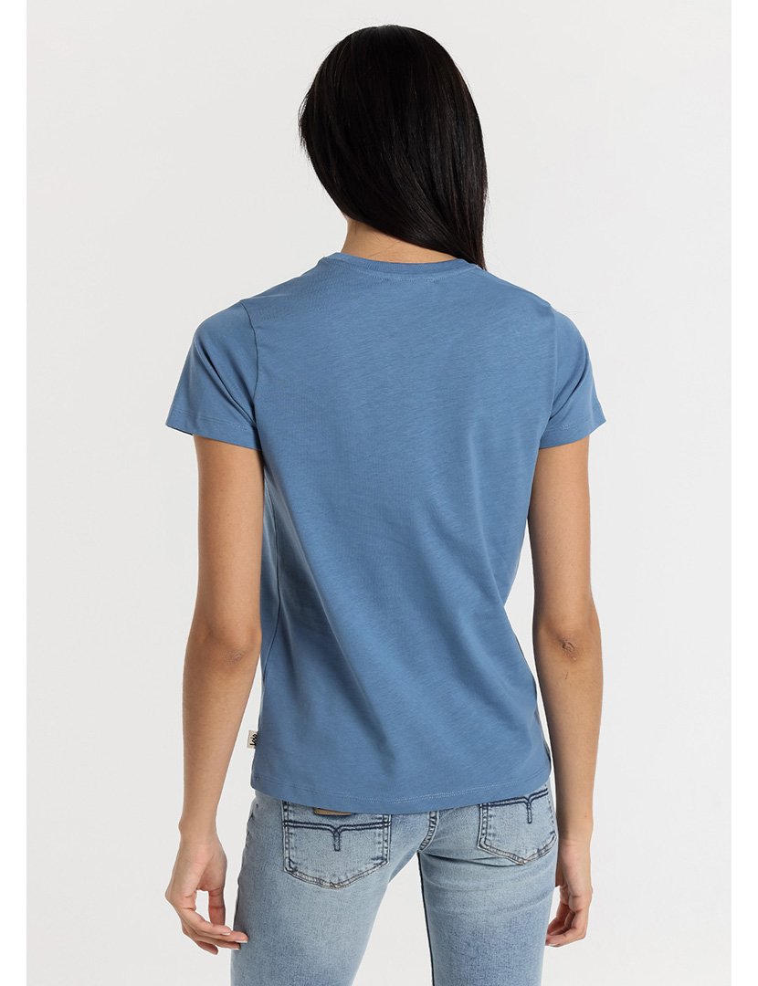 T-Shirt Senhora Azul