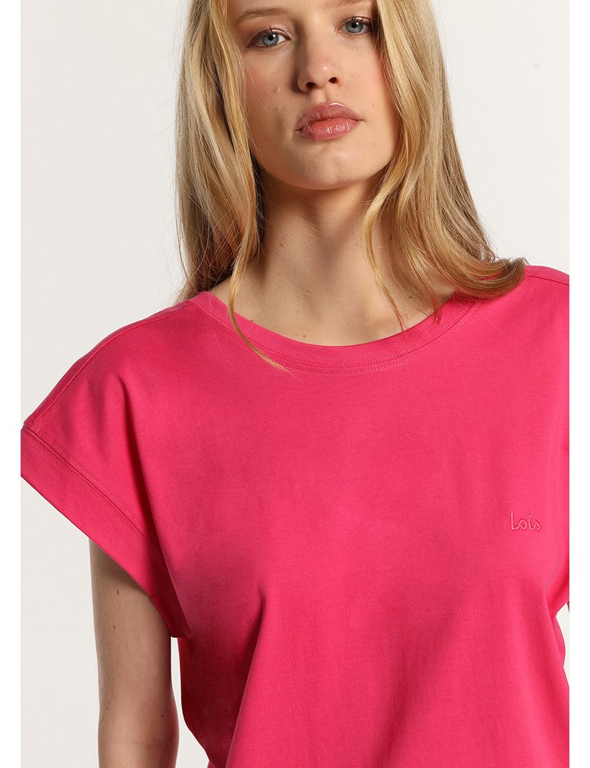 Blusa Senhora com Abertura nas Costas Rosa