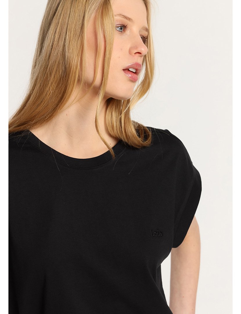Blusa Senhora com Abertura nas Costas Preto