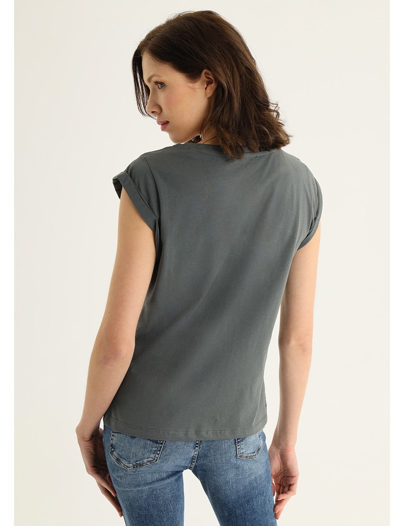 Top Regata Senhora Cinzento