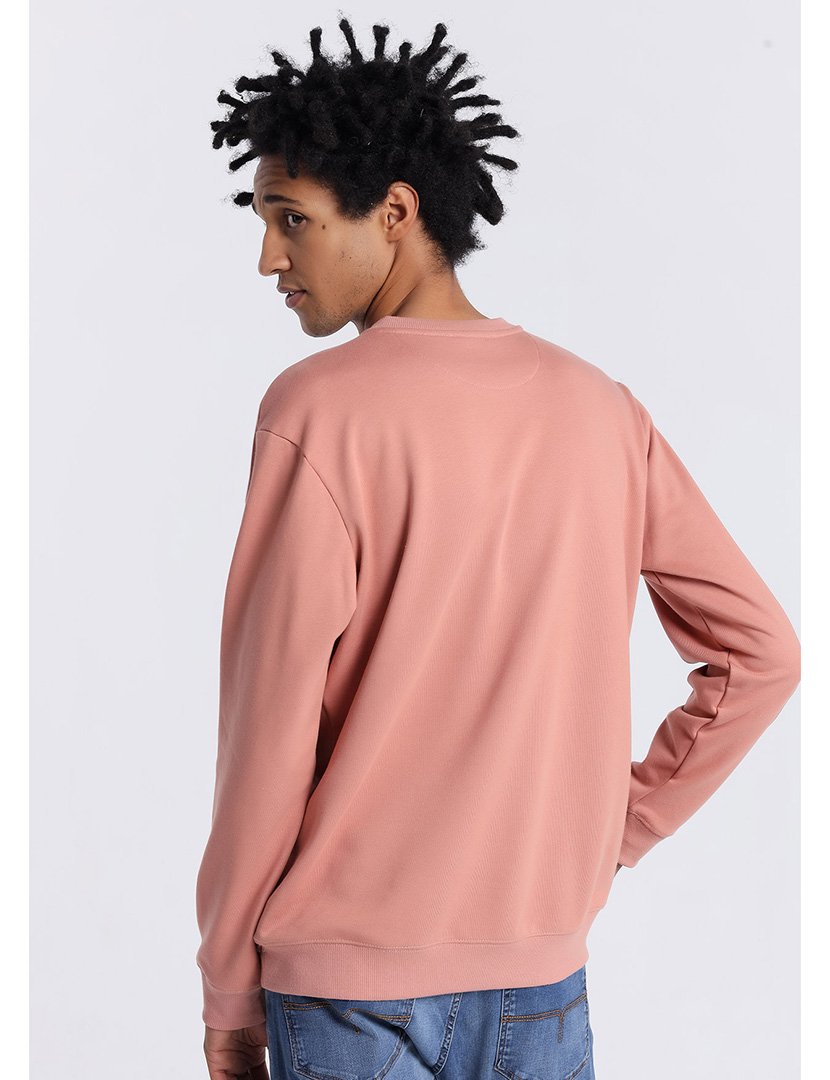 Sweatshirt Homem Rosa