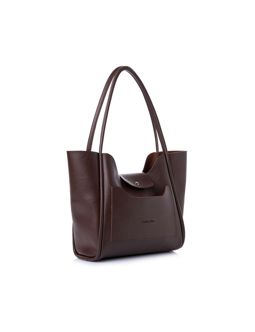 Mala de Ombro Castanho