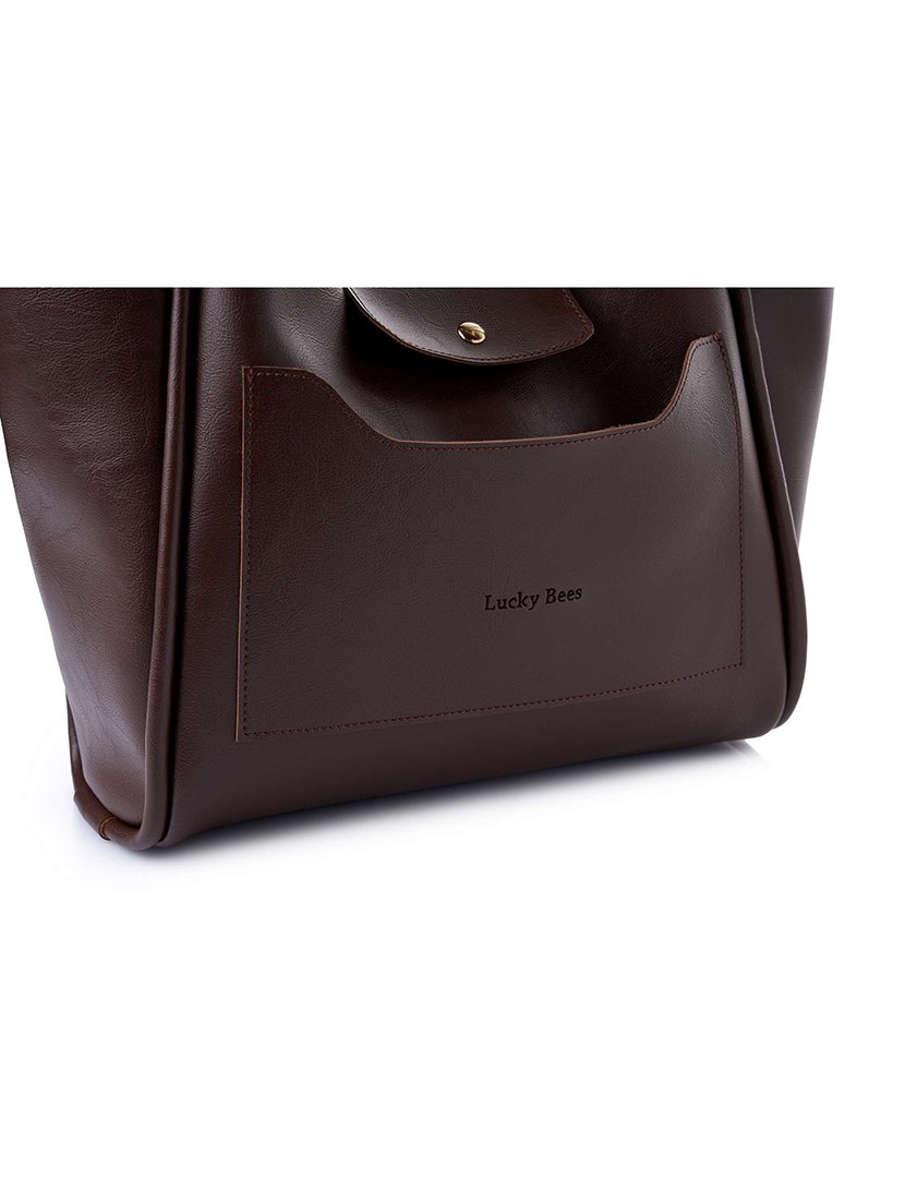 Mala de Ombro Castanho