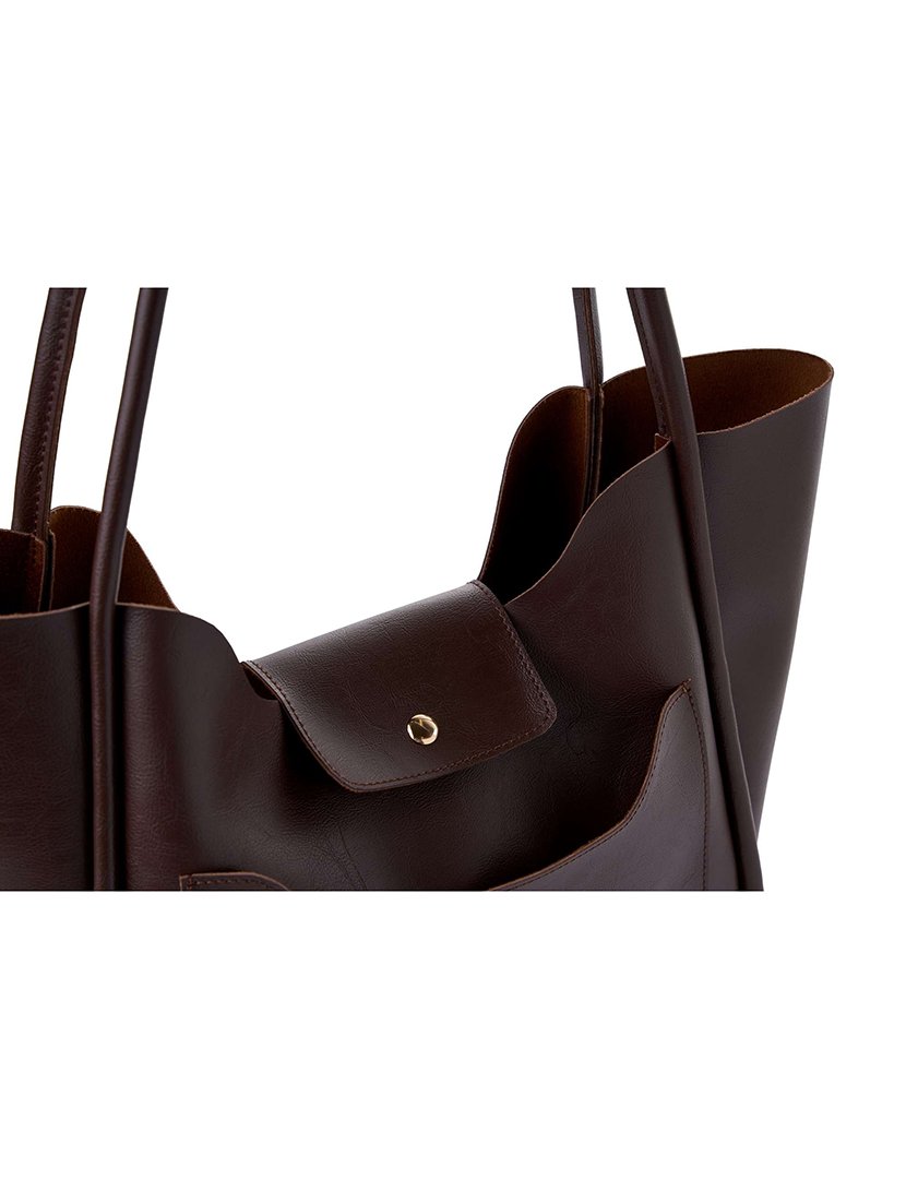 Mala de Ombro Castanho