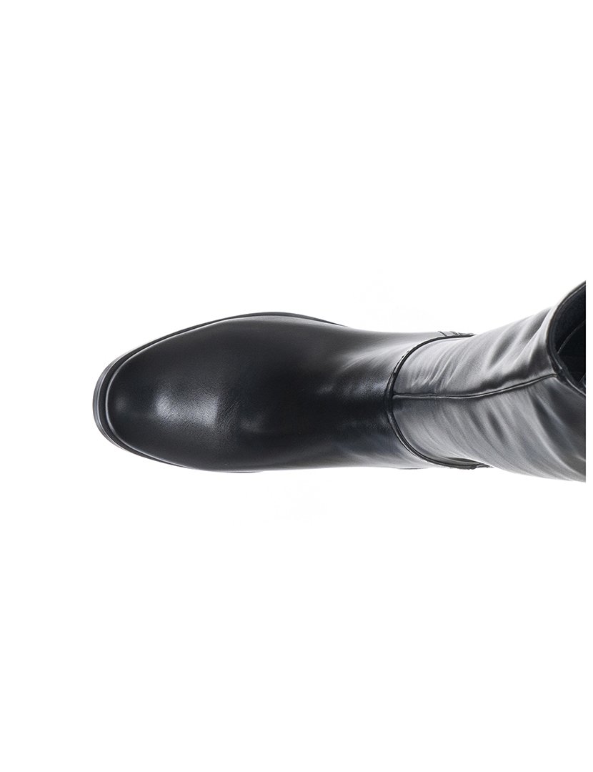 Botas Cano Alto com Salto Senhora Preto