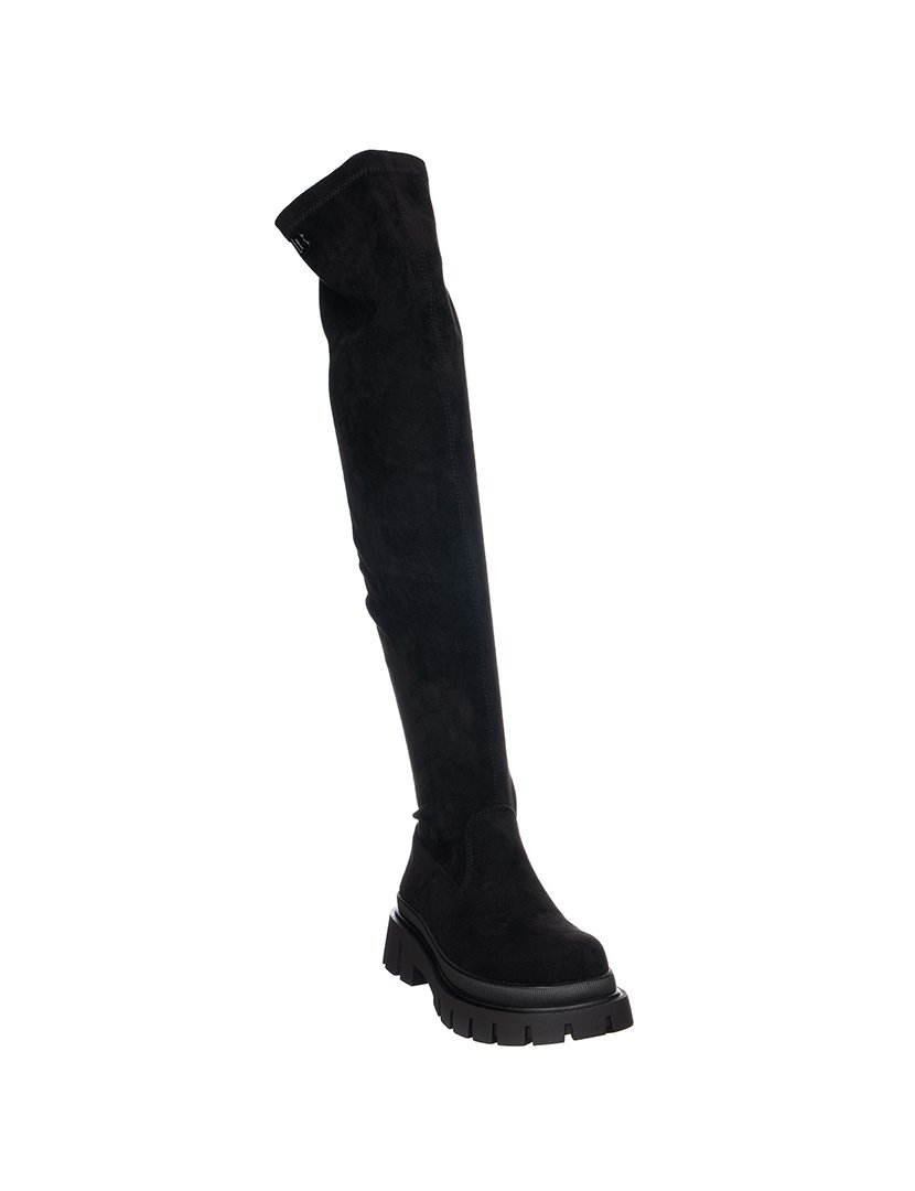 Botas Cano Alto Senhora Preto