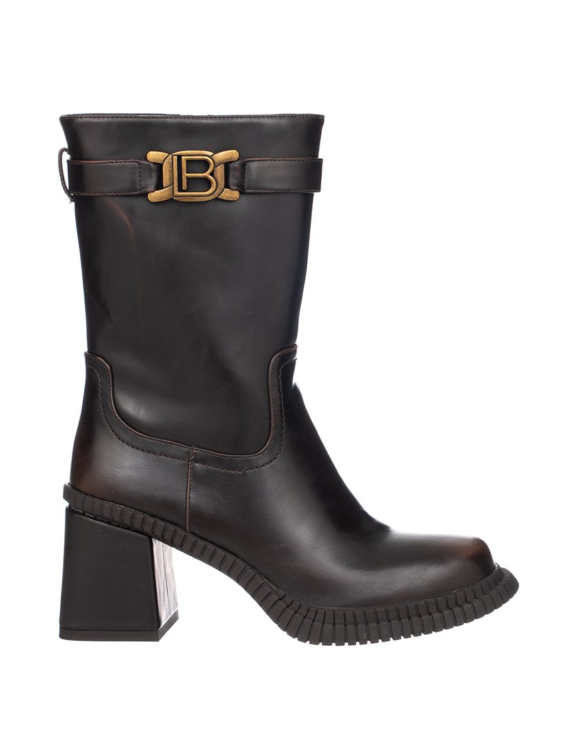 Botas com Salto Senhora Castanho