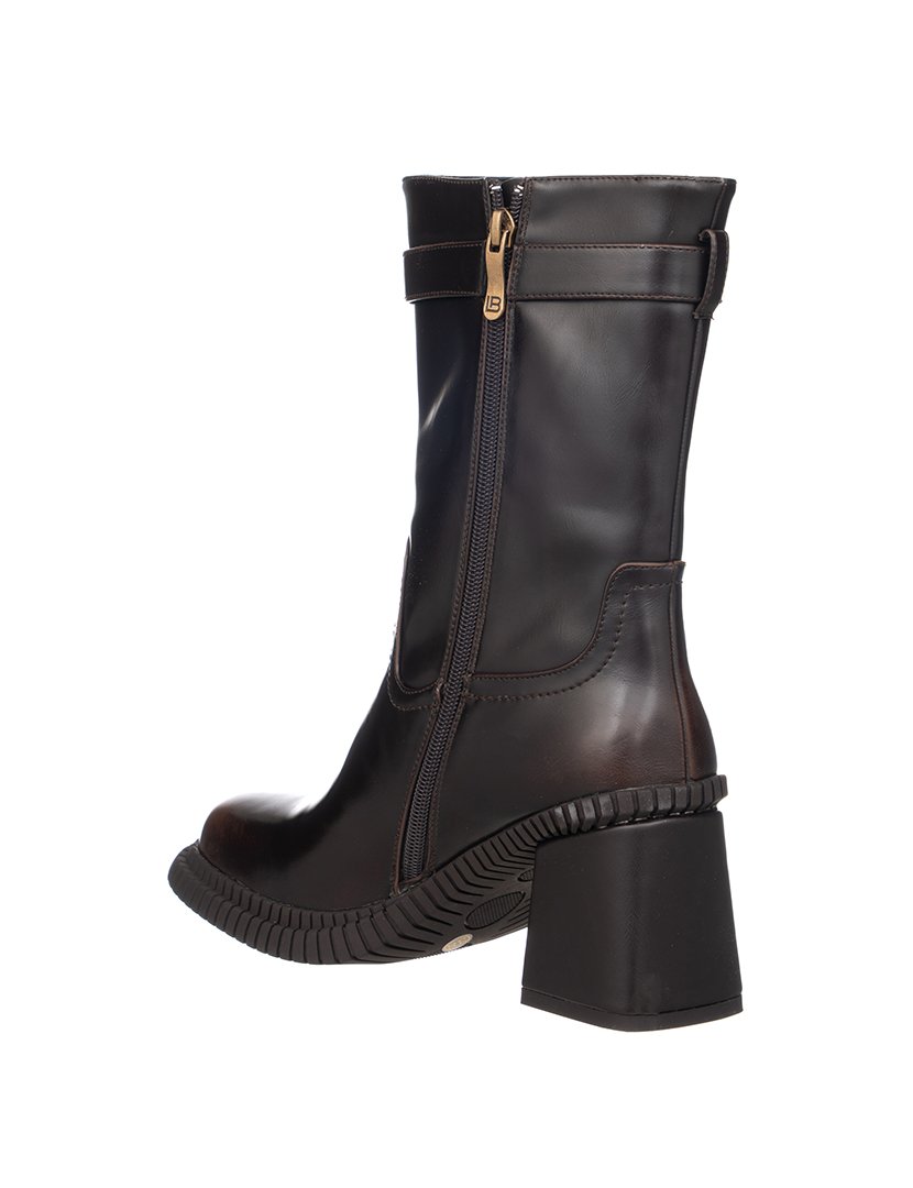 Botas com Salto Senhora Castanho