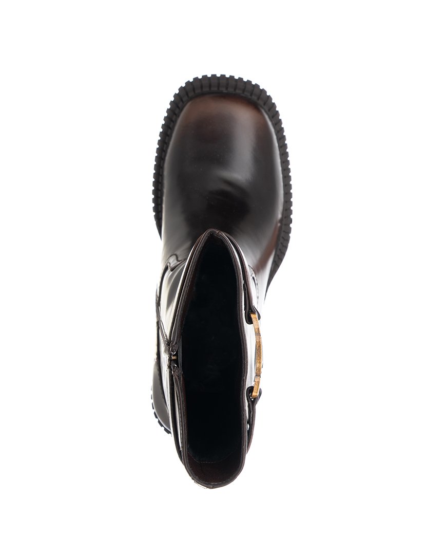 Botas com Salto Senhora Castanho