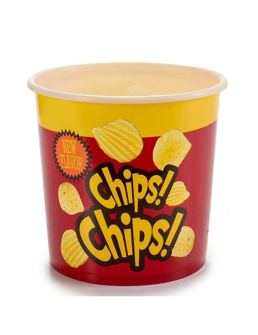 Balde redondo de batata frita coleção Leknes