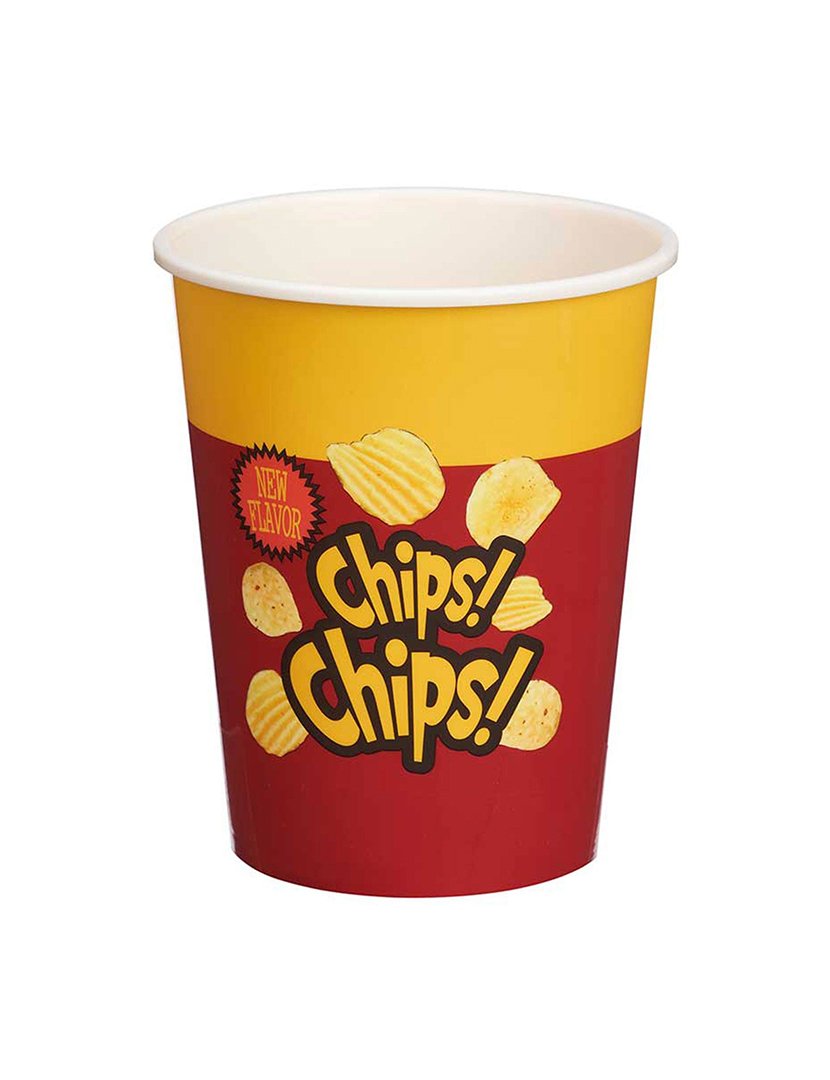 Balde redondo de batata frita coleção Leknes