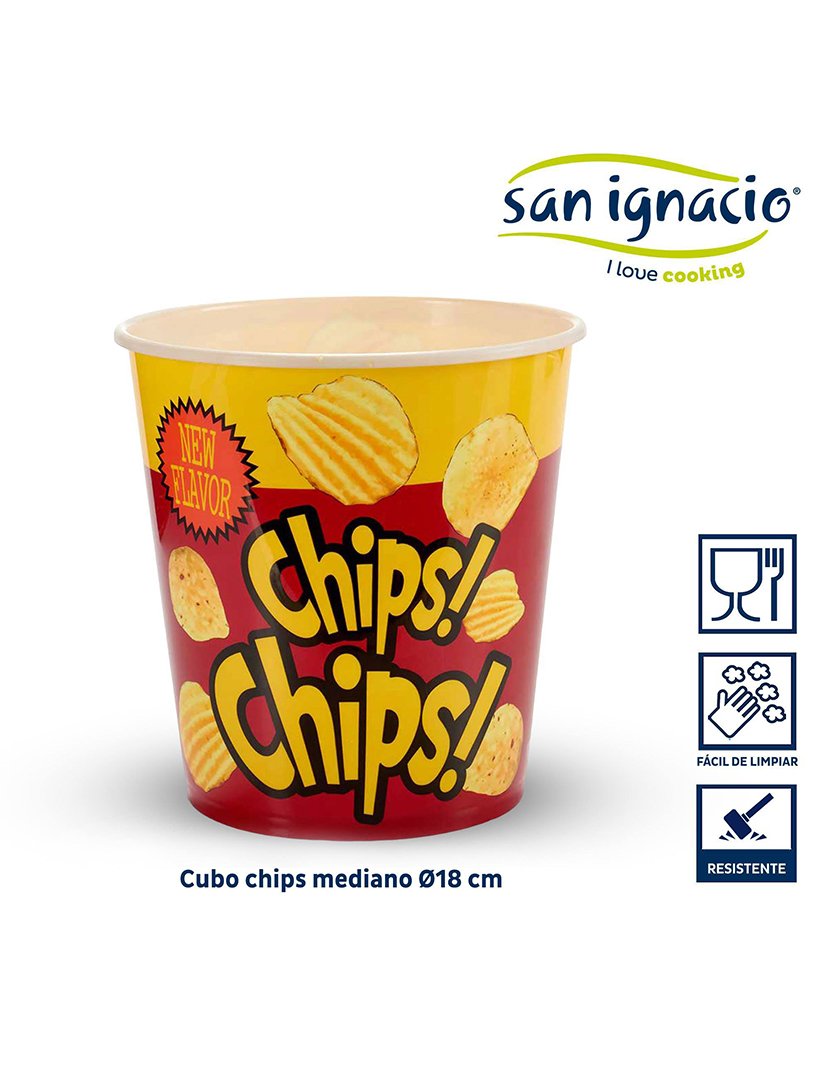 Balde de batata frita redondo médio coleção Leknes