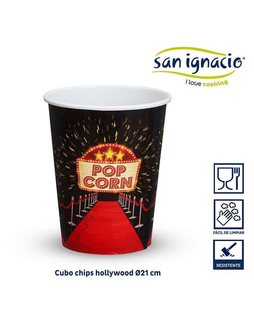 Balde de pipoca Hollywood coleção Leknes