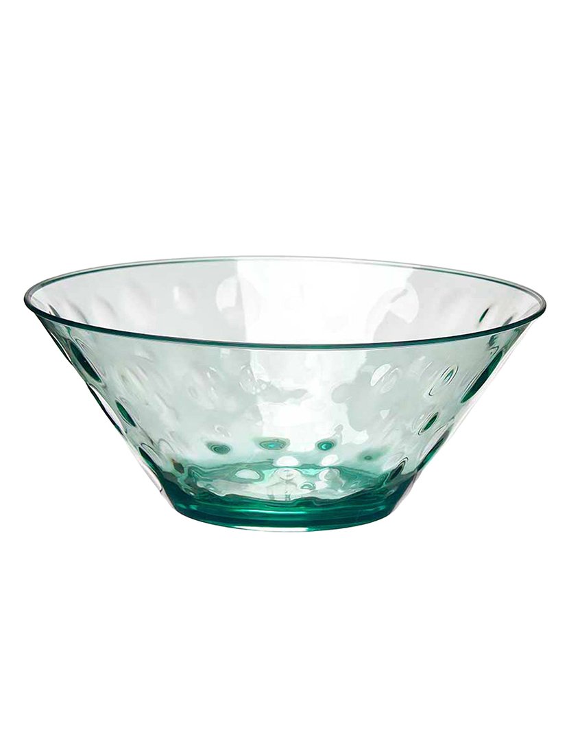 Tigela de plástico com bolinhas Verde coleção Leknes