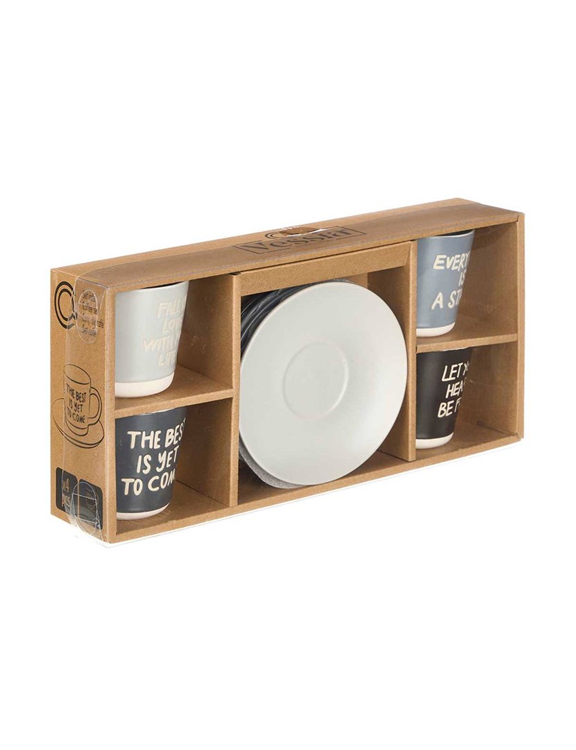 Conjunto de 4 chávenas 180 ml coleção Vessia