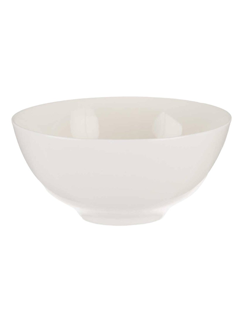 Conjunto de 6 tigelas porcelana branca coleção Vessia