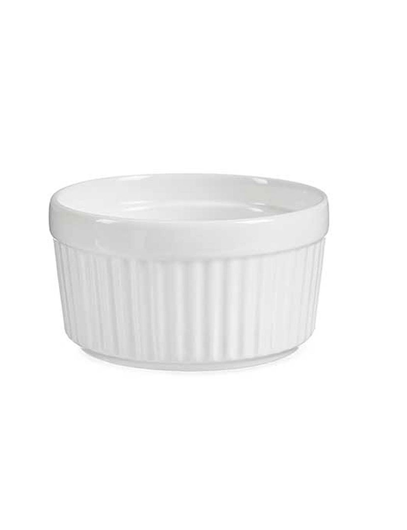 Conjunto de 3 tigelas redondas brancas coleção Vessia