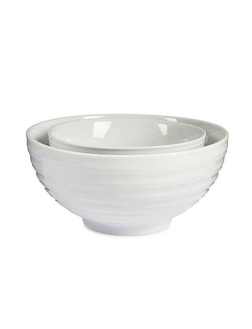 Conjunto de tigelas brancas coleção Vessia