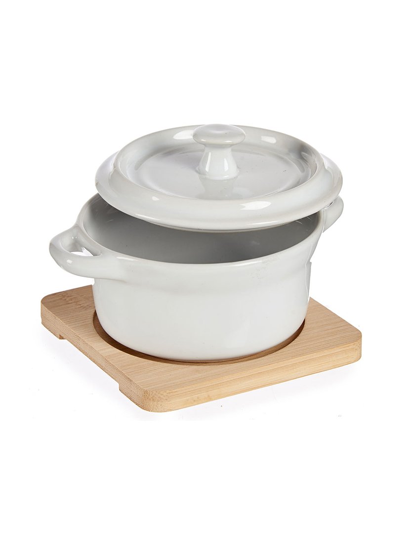 Caçarola redonda de cerâmica coleção Vessia