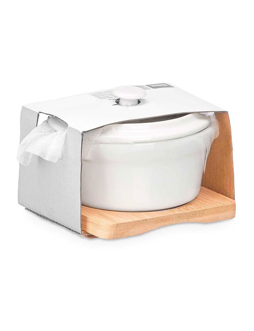 Caçarola redonda de cerâmica coleção Vessia