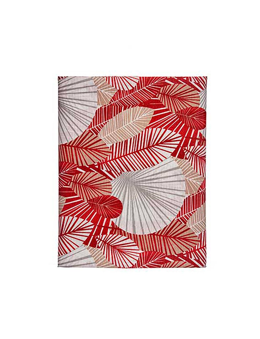 Toalha de mesa 140x180cm estampa de folhas coleção Kinvara