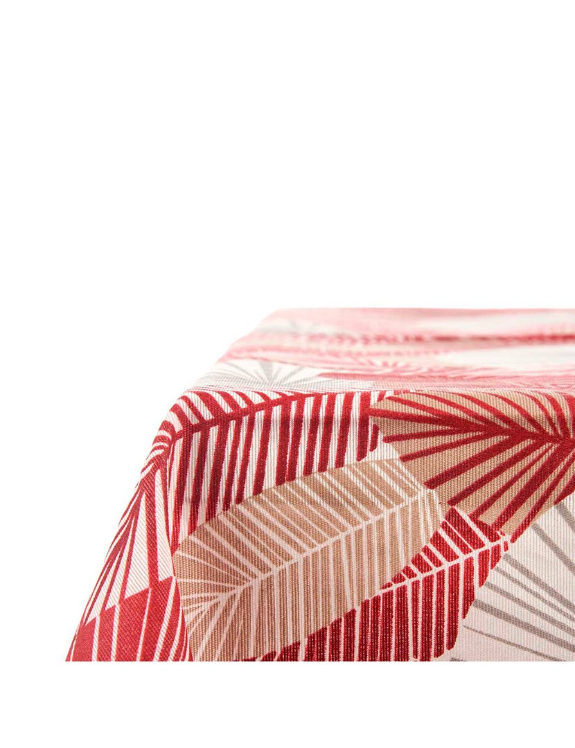 Toalha de mesa 140x180cm estampa de folhas coleção Kinvara