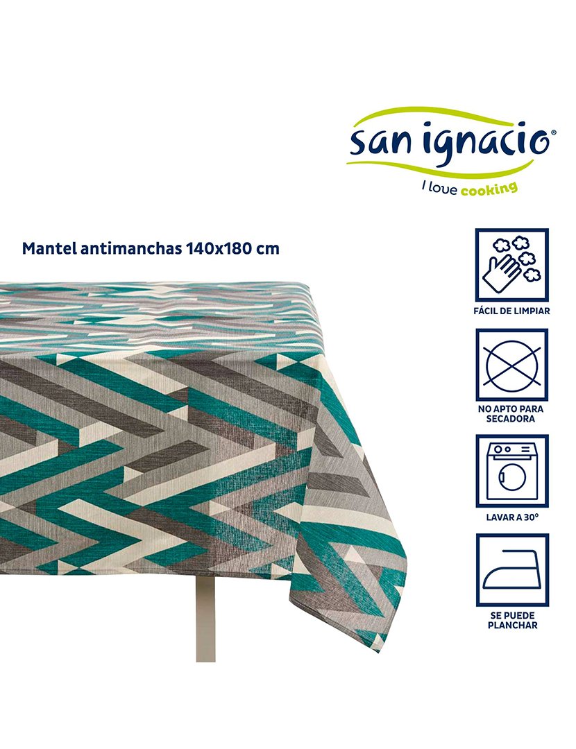 Toalha de mesa 140x180cm riscas coleção Kinvara