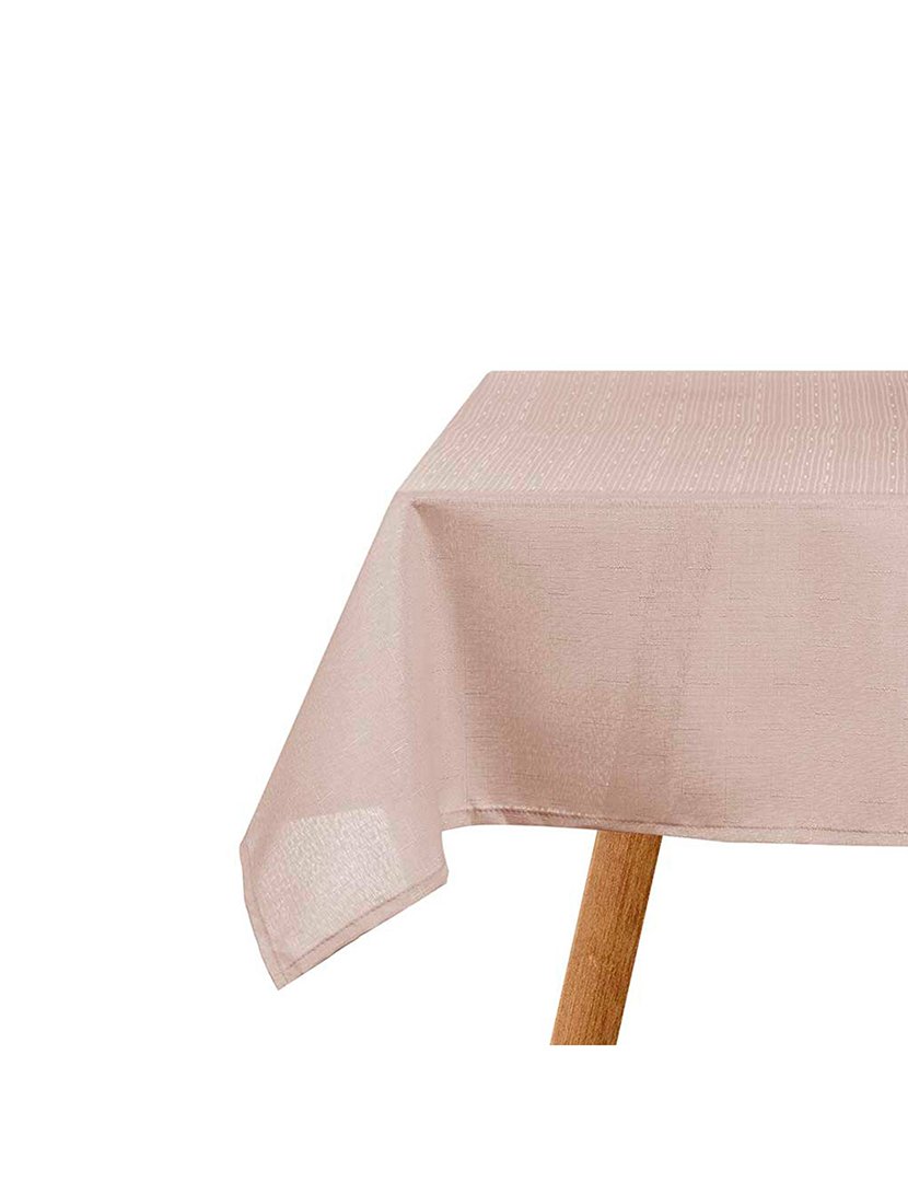 Toalha de mesa  140x240cm pérola coleção Kinvara