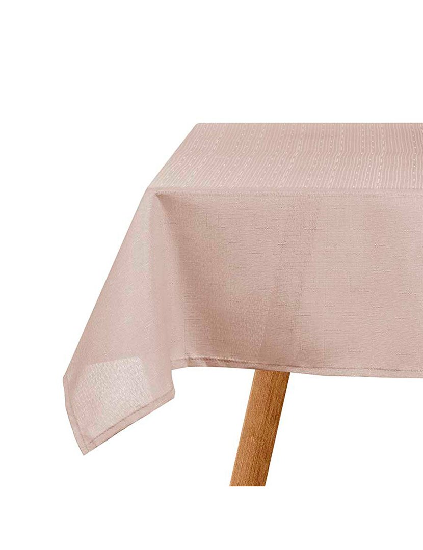 Toalha de mesa 140x140cm cinza claro coleção Kinvara