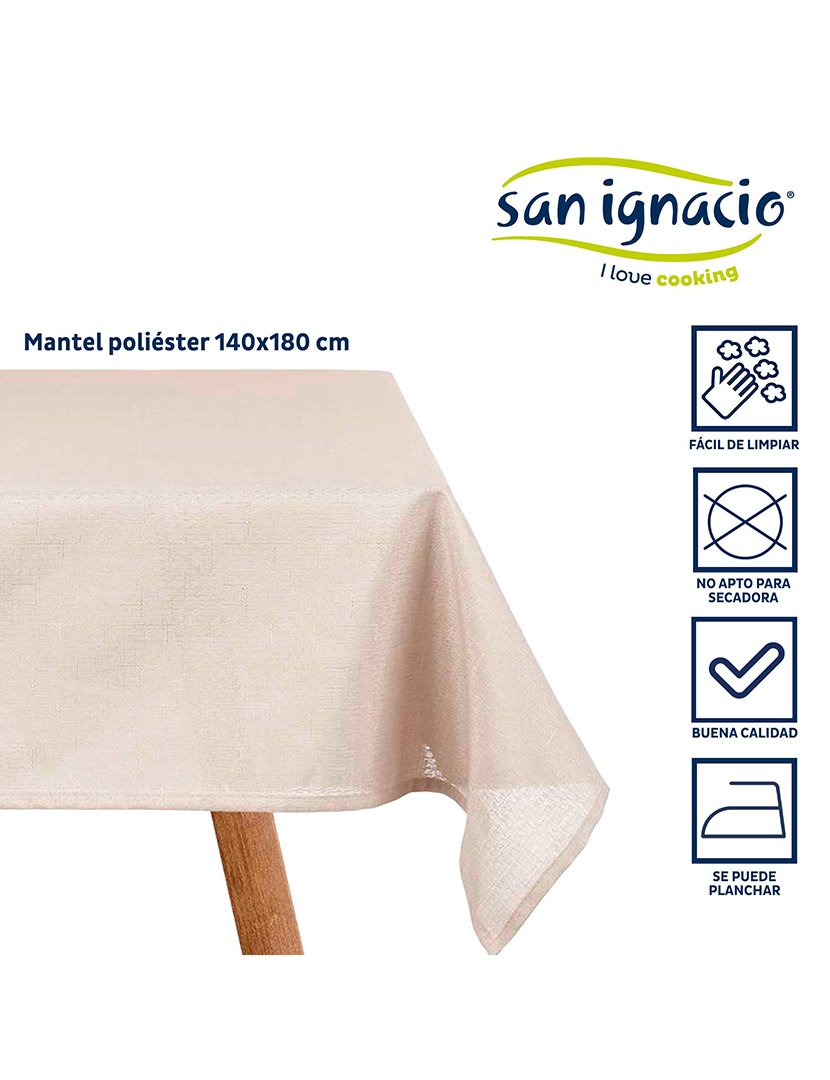 Toalha de mesa  140x180cm off-white coleção Kinvara