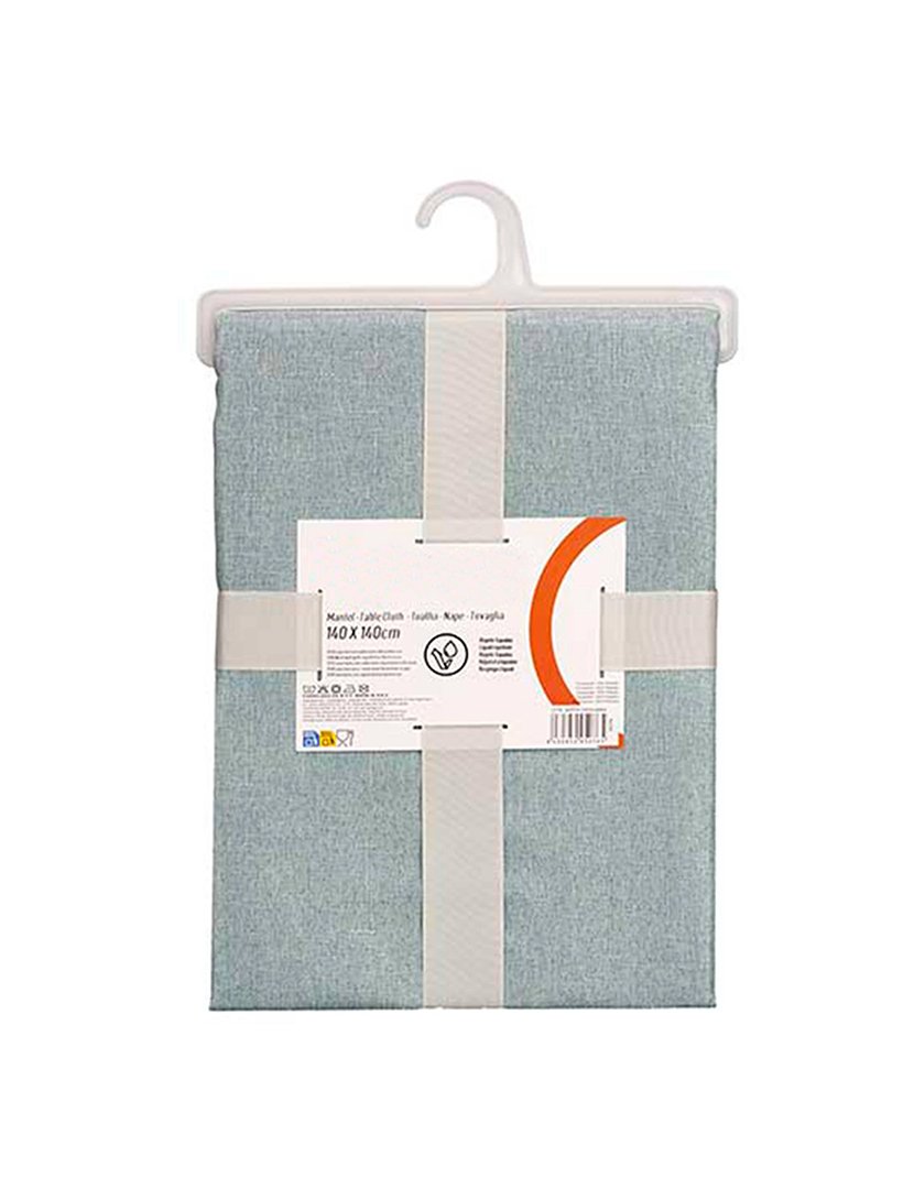 Toalha de mesa  140x140cm azul claro coleção Kinvara