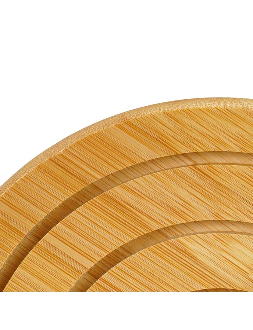 Tapete redondo de bambu coleção Kinvara