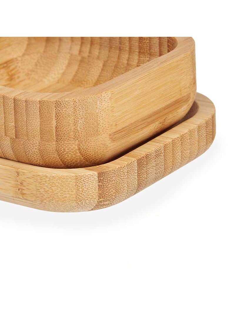 Conjunto de aperitivos de bambu coleção Kinvara