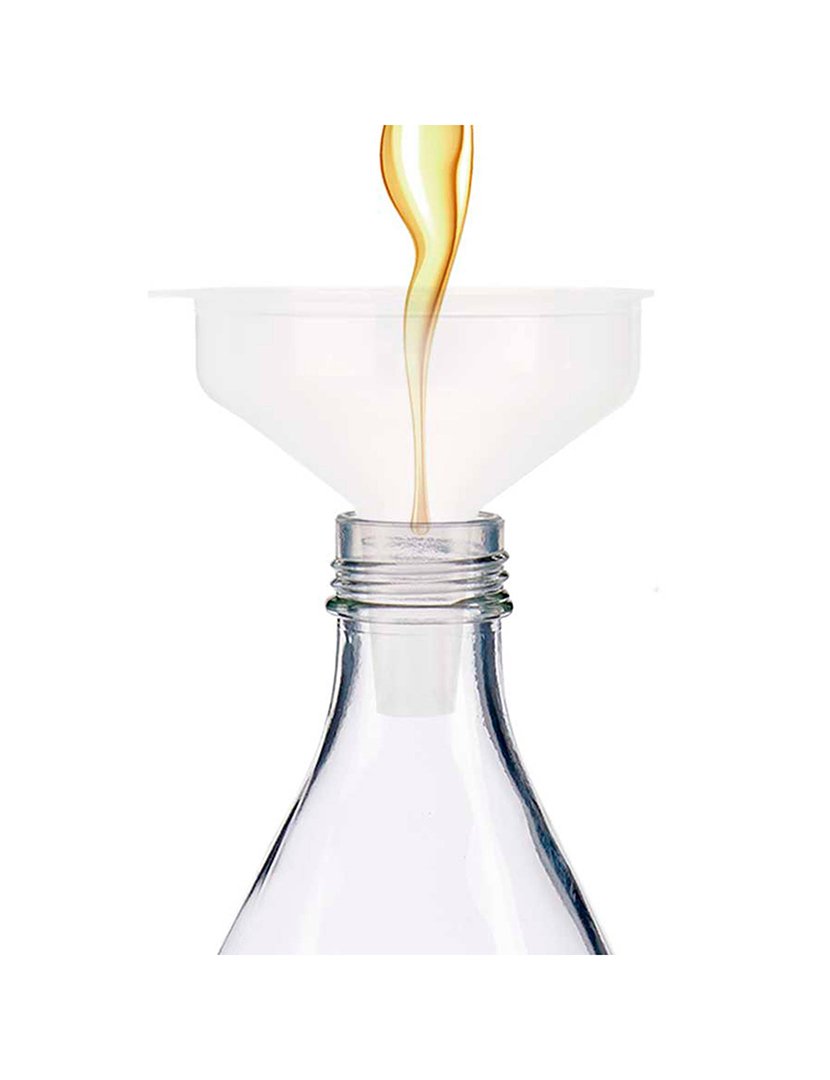 Conjunto de 2 dispensadores de funil prateados coleção Kinvara