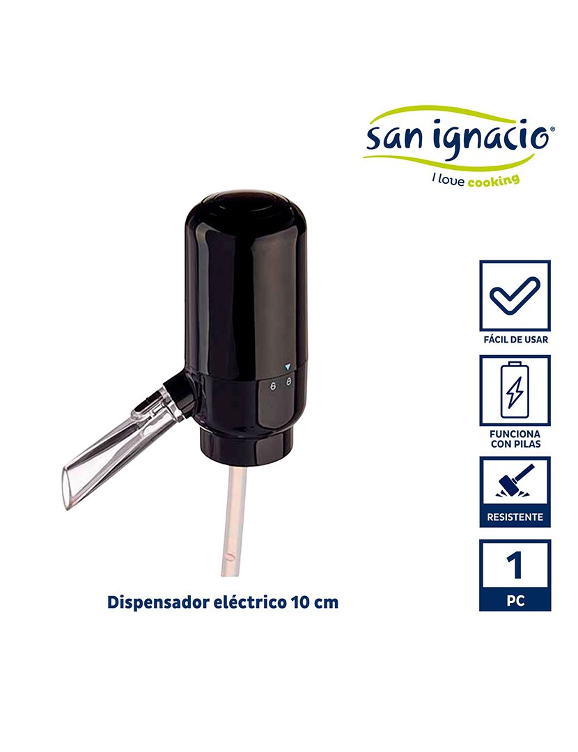 Dispensador de vinho elétrico preto coleção Kinvara