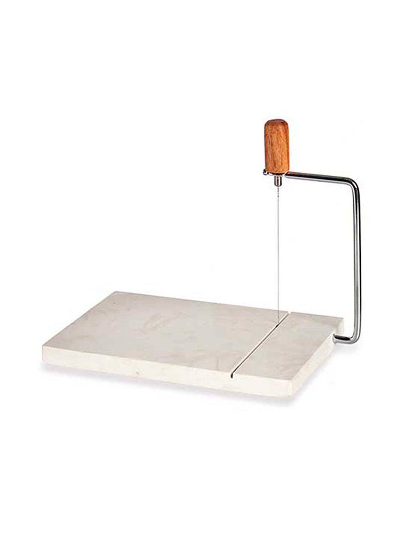 Tábua de corte de queijos em mármore branco. coleção Kinvara