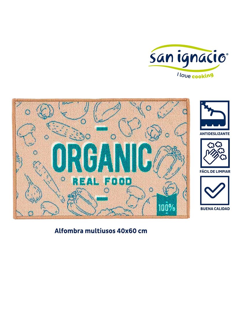 Tapete orgânico multiuso 40x60cm coleção Kinvara