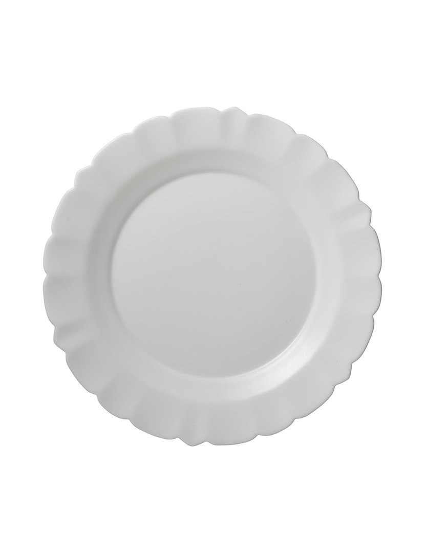 Conjunto de jantar branco de 12 peças