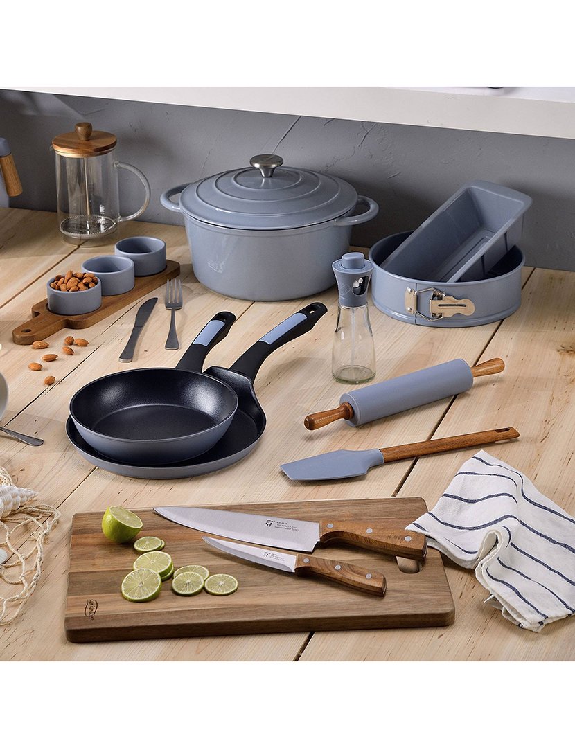 Conjunto de 2 panos de prato 50x50cm Noia