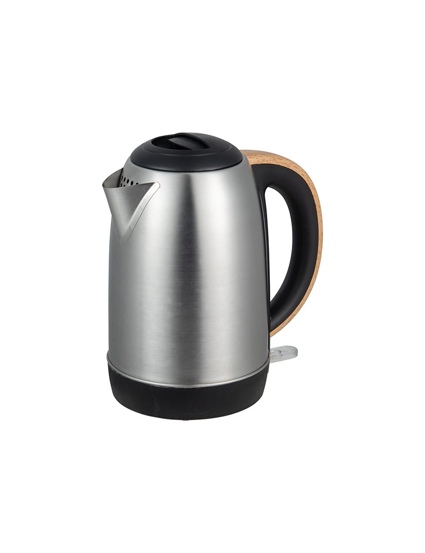 Chaleira elétrica LOVERS de 1.7L e 2200W em aço inoxidável