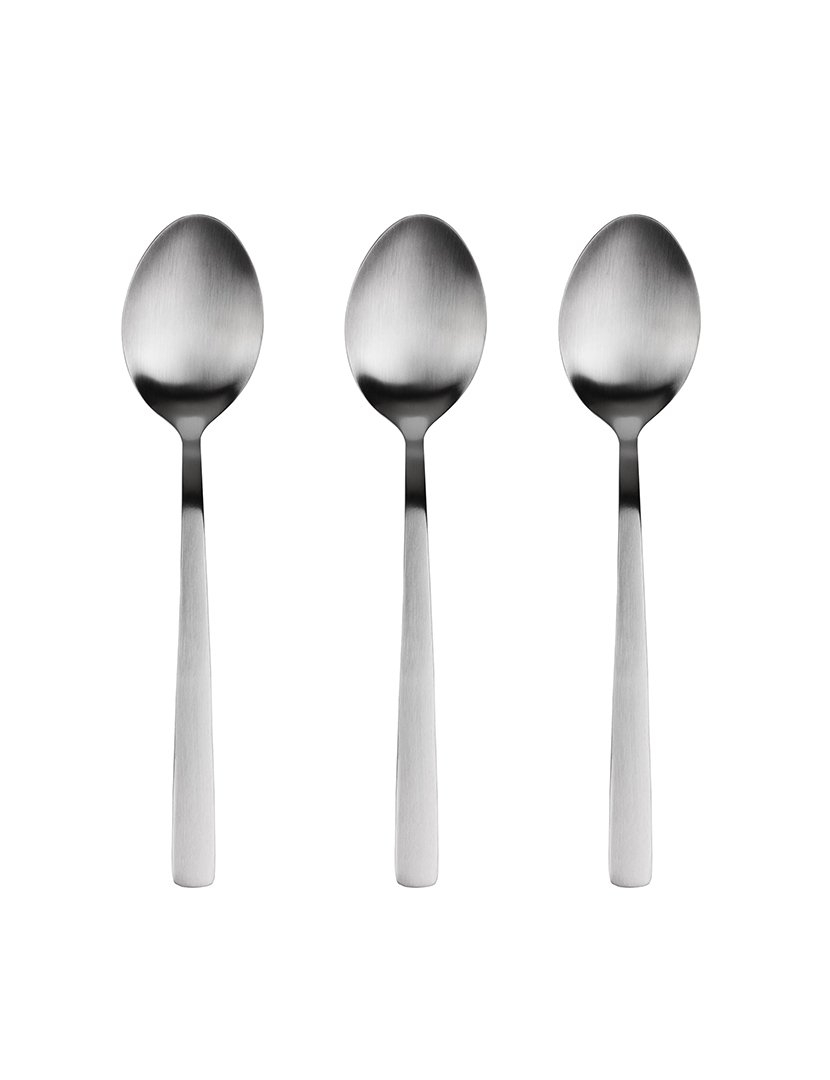 Conjunto de 3 colheres de aço inoxidável